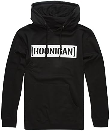 Hoonigan Censor Bar Graphic Hoodie | 80% Cotton - 20% Polyester | Long Sleeve Hooded Pull-Over Sweatshirt | Trends Fade, but This Classic is Forever, Unless You Bleach it, Then Some Fading May Result