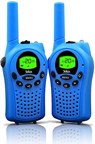 Walkie Talkies for Kids, 22 Channels 2 Way Radio Kid Gift Toy 3 Miles Long Range with LCD Flashlight Toys for Boys and Girls to Outside Adventure , Camping