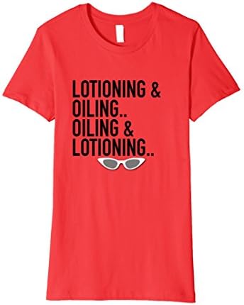 Womens Lotioning and Oiling Wendy Peffercorn Fitted T-Shirt Medium Red