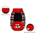 BINGPET Dog Ugly Christmas Sweater Classic Xmas Turtleneck Knitwear with Penguin Pattern, Pet Holiday Sweater Coat Winter Warm Cloth