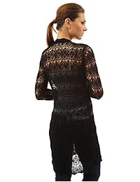 PattyBoutik - Chaqueta de punto abierto para mujer