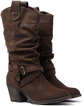 Rocket Dog Women's Sidestep Cowboy Boots, Brown Galaxy, 39 EU