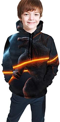 God-Zilla King of The Monsters Funny Pattern 3D Print Short Sleeve Anime t Shirt for Men Women/Kids Hoodie