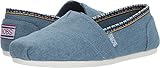 Skechers BOBS Women's Bobs Plush-Powwow Ballet Flat, Denim, 10 M US