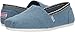 Skechers BOBS Women's Bobs Plush-Powwow Ballet Flat, Denim, 10 M US