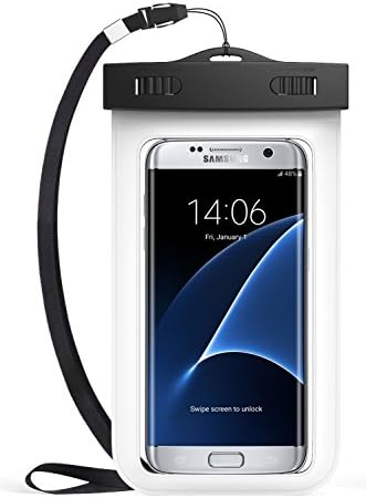 Universal Waterproof Case, Cothyen Universal Cell Phone Dry Bag Pouch for iPhone 6 6S 6S Plus SE 5S Note 5 S7 S6 Samsung Galaxy S7 MOTO Edge Pixel XL LG Huawei for Smartphone 6 inches (White)