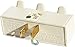 POWTECH 3 Outlet Extender Wall Adapter [UL Listed]- Heavy Duty Ground Lug Large &Smaill Flat Pains Wall TAP 7803GG