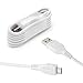 Micro USB Cable, 3 Feet Long Micro USB to USB 2.0 Cable, A Male to Micro B Charge and Sync Cord for Android/Samsung/Windows/MP3/Camera and Other Device(3 Pack, White)