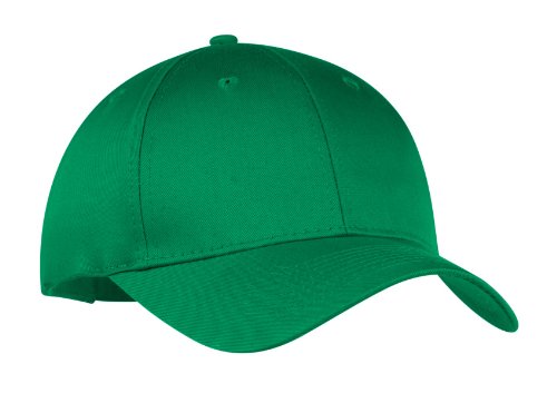 Port & Company Men's Six Panel Twill Cap OSFA Kelly Green