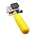 Cather Store Fashion New Floating Hand Grip Handle Mount Accessory with Screw For Gopro Hero 3+ 3 2 1 (Yellow)