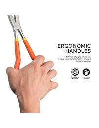 Neiko 02105 un conjunto Alicates de punta larga con mango suave (4 piezas)