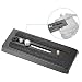 Neewer Rapid Connect Quick Release Sliding Plate Camera Mount with 1/4" and 3/8" Mounting Screws for Manfrotto 501HDV 503HDV 701HDV MH055M0-Q5 primary