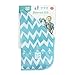 Bumkins Waterproof Sleeved Bib, Blue Chevron (6-24 Months)