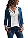 Dokotoo Womens V Neck Button up Color Block Stripes Blouse Casual Tops