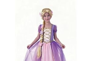 AICKER Long Straight Blonde Rapunzel Wigs Dress Up Accessory Wig for Girls Kids - Princess Costume Cosplay Wig for Halloween Christmas Party Hair