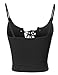 Made by Emma Women's Cute Solid Sleeveless Crop Tank Top Various Designs