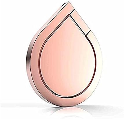 Phone Ring Grip &amp; Stand for All Phones with Flat Rear Surface - 360 Degree Rotation (Rose Gold)
