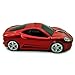Wireless Car Mouse, TDRTECH 2.4GHz Optical Gaming Mouse Cool Sport Car Wireless Mouse, DPI 1600, 3D - Red