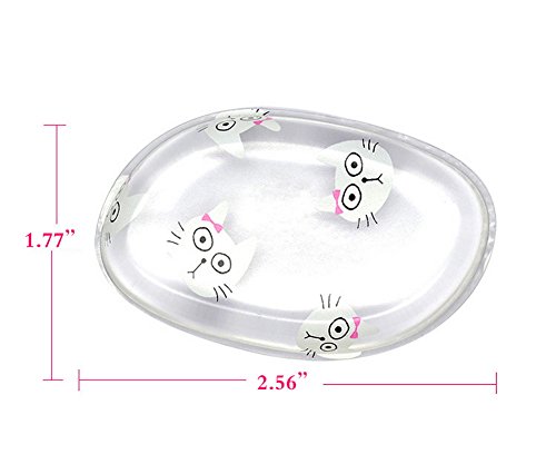 Crazy Cart 6pcs Silicone Makeup Sponge Flawless Foundation Powder Puff Sponge Applicator - Thumbnail 2