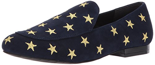 Kenneth Cole New York Women s Westley Slip on Loafer Flat, Navy, 6.5