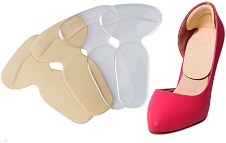 XIMIMEIES High Heel Pads Grips Liners No Slip Gel Foot Insert for Women Nude Color