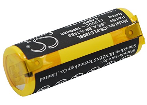 Replacement Battery For PANASONIC Automated Meter Reading, BR-A, BR-A-TABS, (1800mAh/5.40Wh)