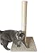 Cat Scratching Post Carpet, Tall Big Sisal Rope Cat Scratch Pole for Cats and Kittens, Stable Carpeted Heavy Base (Blue/Grey)