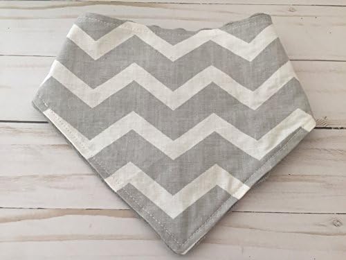 Fabric Bib Reversible Bandana Baby Bib with Hook and Loop Closure Modern Baby Gear