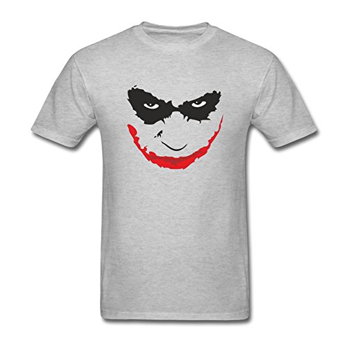 SLJD Men's The Joker Face Clown Design T Shirt