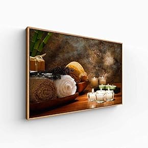 Floating Framed for Living Room Bedroom Spa Theme for