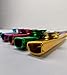 Metal Kazoo Musical Instruments Flutes, 6 Colors,Guitar,Ukulele, Violin, Piano Keyboard, Kazoos With Lanyards (06)