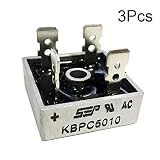 PoiLee KBPC5010 Bridge Rectifier Diode 50A 1000V KBPC Single Phase Full Wave 50 Amp Electronic Silicon Diodes 3Pcs