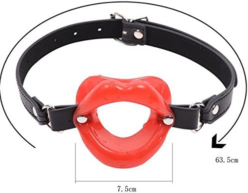 YSTR Open Breathable Woman's Silicone Lip Faux Leather Accessories