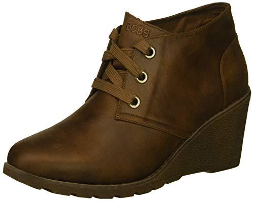 Skechers BOBS Women's Microfiber Wedge Bootie with Tunisia Ubuy