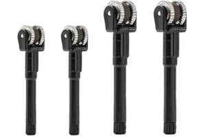 SquEqu 4 Pack Flint Wheel Replacement Barrel Friction Spark Striker Mechanism Rod Stem Striking Lighting Parts for Clipper Lighters CP11 CMP11 CP22 CMP22 Repair Refill Starting Fire 3.5cm 4.3cm