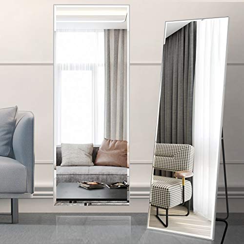 BEAUTYPEAK Full Length Mirror 20" x 60" Body Dressing Standing Hanging