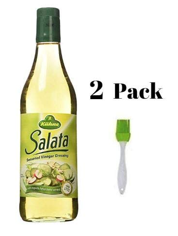 Kuhne Salata - Seasoned Vinegar Dressing 25.3 oz (Pack of 2) Bundled with Silicone Basting Brush in a Prime Time Direct Sealed Box - Thumbnail 2