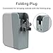 USB Charger Wotmic 4-Port 5A USB Wall Charger with Foldable Plug Travel Charger for iPhone iPad Android Smartphones