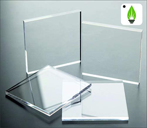 RuudraScott A4 Size Clear Acrylic Perspex Sheet/Panel 297mm x 210mm in 2mm 3mm 4mm 5mm 6mm 8mm 10mm (3mm)