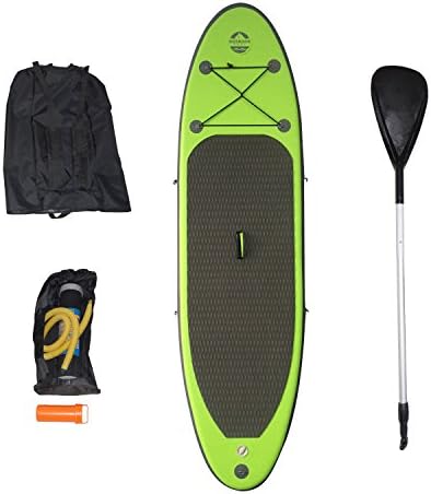 Outdoor Tuff SUP OTF-94314SUP Inflatable Backpack Paddle Board with Adjustable Paddle, 225-Pound Capacity