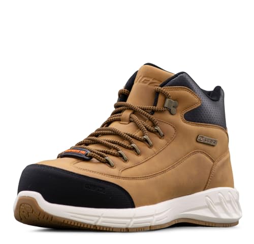 Lugz Men's Rapid Composite Toe Work Construction Shoe, Honey Brown/Dark Brown/W…