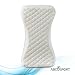 Abco Tech Memory Foam Knee Pillow for Side Sleepers– Back Pain, Pregnancy, Leg Pain, Hip Pain and Sciatica Relief - Leg Pillow Wedge with Washable Cover and Bag