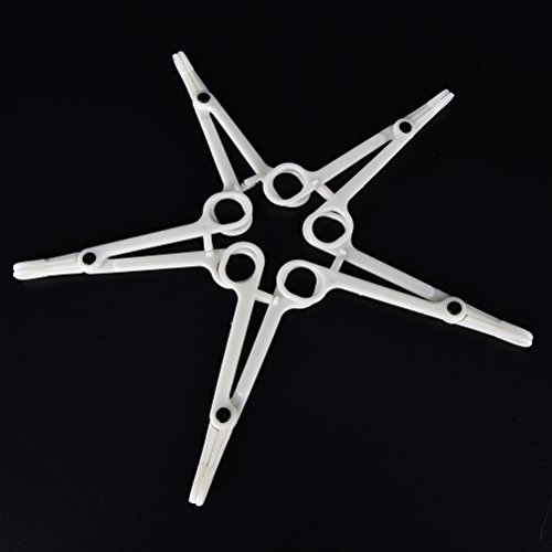 Eshylala 5 Pcs Septum Ear Nose Lip Tongue Navel Plastic Forcep,Clamp Plier Body Piercing Kit,Nose Septum Forceps - Thumbnail 3