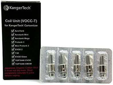 Original Kanger V0CC-T Orga&amp;nic Cot&amp;ton 1.5 0hm 5pcs