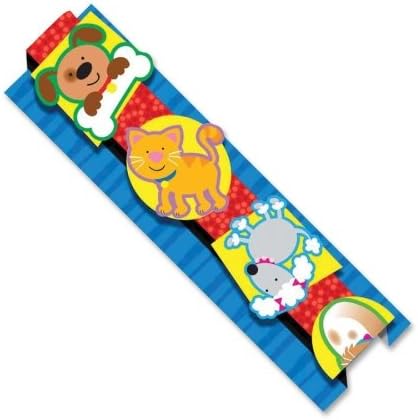 Wholesale CASE of 25 - Carson Pop-Its Borders-Pop-it Borders, Dogs/Cats, Die-cut, 3"x36", 8 Strips