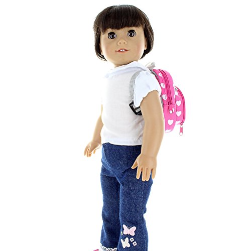 Set of 2 Doll Size Back Pack and Lunch Bag ...