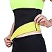 KIWI RATA Waist Trainer Sport Fat Burner Hot Shaper Tummy Girdle Corset Black Belt L