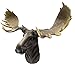 Wall Mount North American Moose Bust Man Cave/Cabin/Lodge Fake Taxidermy Decor