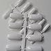 Ultra Long Acrylic Nail Tips White Flat Fake Nails Full Wrap French Nails Kit 24pcs with Display Easy to Use WL