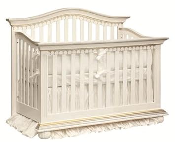 white and gold changing table